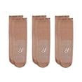 thumbnail image 1 of Circulation Compression Socks for Women Men Three Pairs Of The Same Color Crystal Ultrathin Traceless Glued Non Slip Massage Bottom Short Silk Transparent Shallow Socks Breathable Casual Socks, 1 of 2