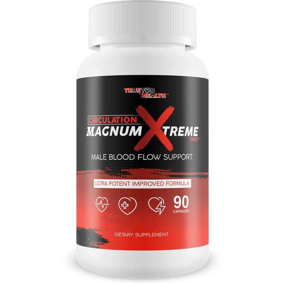 Circulation Magnum Xtreme Pro - Improved Formula - Our Best Advanced Blood Flow Circulation Supplements for Men - Our Best Blood Flow Max Magnum Extreme Pill - Healthy Blood Flow Support Supplement