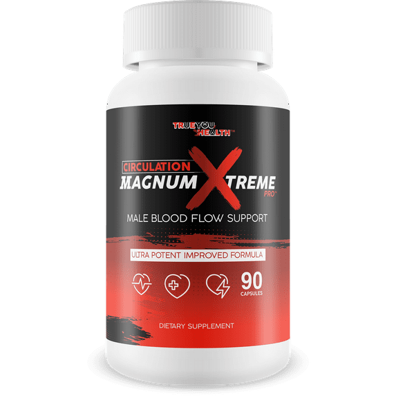 Circulation Magnum Xtreme Pro - Improved Formula - Our Best Advanced Blood Flow Circulation Supplements for Men - Our Best Blood Flow Max Magnum Extreme Pill - Healthy Blood Flow Support Supplement