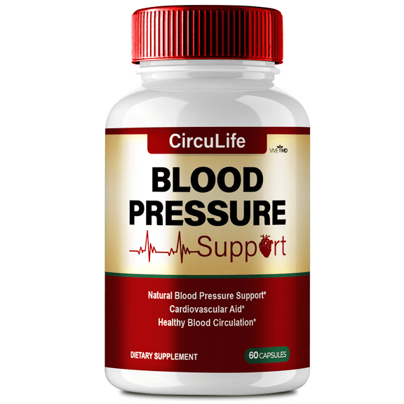 Circulife Blood Pressure Support, Circulife Blood Pressure Advanced Formula Supplement Pills, Maximum Strength Circulife Blood Support with Vitamin C, Zinc, Cinnamon Powder, Circulife Reviews (1 Pack)