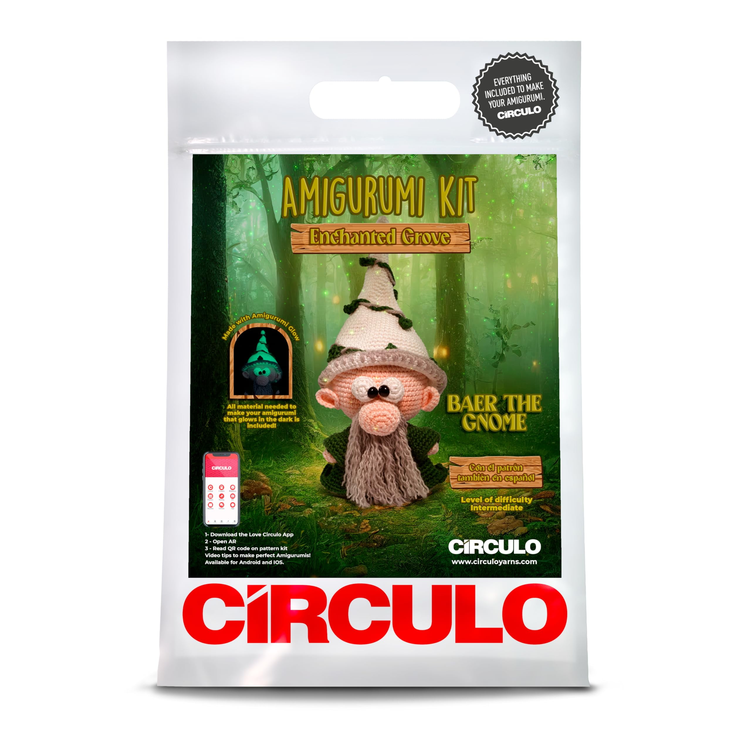 Circulo Amigurumi Crochet Kit - Enchanted Grove - All Included, Easy ...