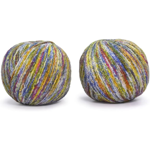 Circulo - Let It Sock yarn, 100 g | 370 yards | 94% Brazilian Cotton, 6% Elastane | Color 9960 - Wash Splash