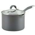thumbnail image 1 of Circulon 3 Qt Radiance Hard-Anodized Nonstick Straining Saucepan, Gray, 1 of 11