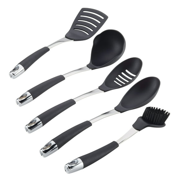 Circulon 5 Piece Harmony Nylon Tool Set, Black