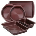 thumbnail image 1 of Circulon 5-Pieces Nonstick Bakeware Set, Merlot, 1 of 6