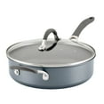 thumbnail image 1 of Circulon A1 Series 5-Quart Nonstick Induction Sauté Pan with Tempered Glass Lid, Graphite, 1 of 12