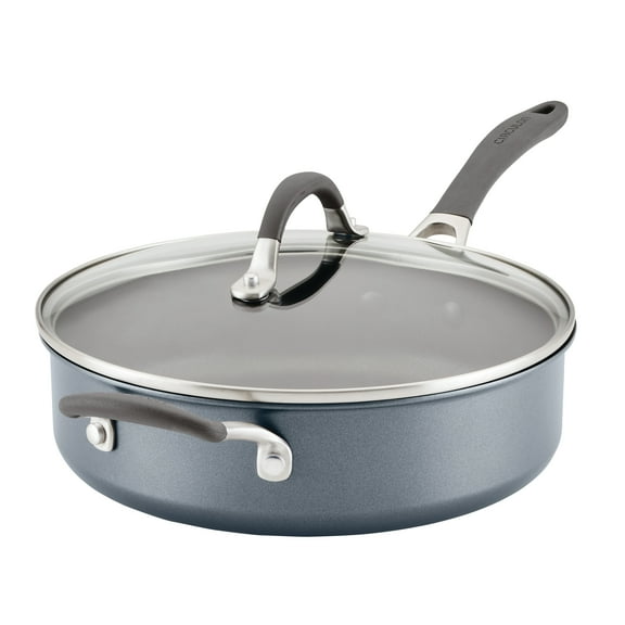 Circulon A1 Series 5-Quart Nonstick Induction Sauté Pan with Tempered Glass Lid, Graphite