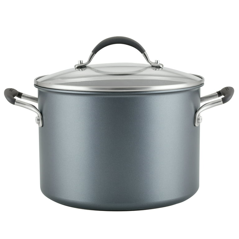 KitchenAid Hard-Anodized Induction Nonstick Stockpot with Lid, 8-Quart &  Reviews