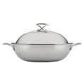 thumbnail image 1 of Circulon Clad Stainless Steel Induction 14 Inch Wok, Silver, 1 of 8