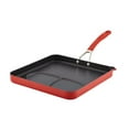 thumbnail image 1 of Circulon Innovatum Aluminum Non-stick 11-Inch Square Sweetheart Griddle, Red, 1 of 5