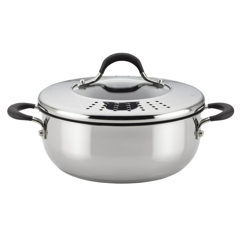 Circulon Momentum Stainless Steel Nonstick 4-Quart Covered