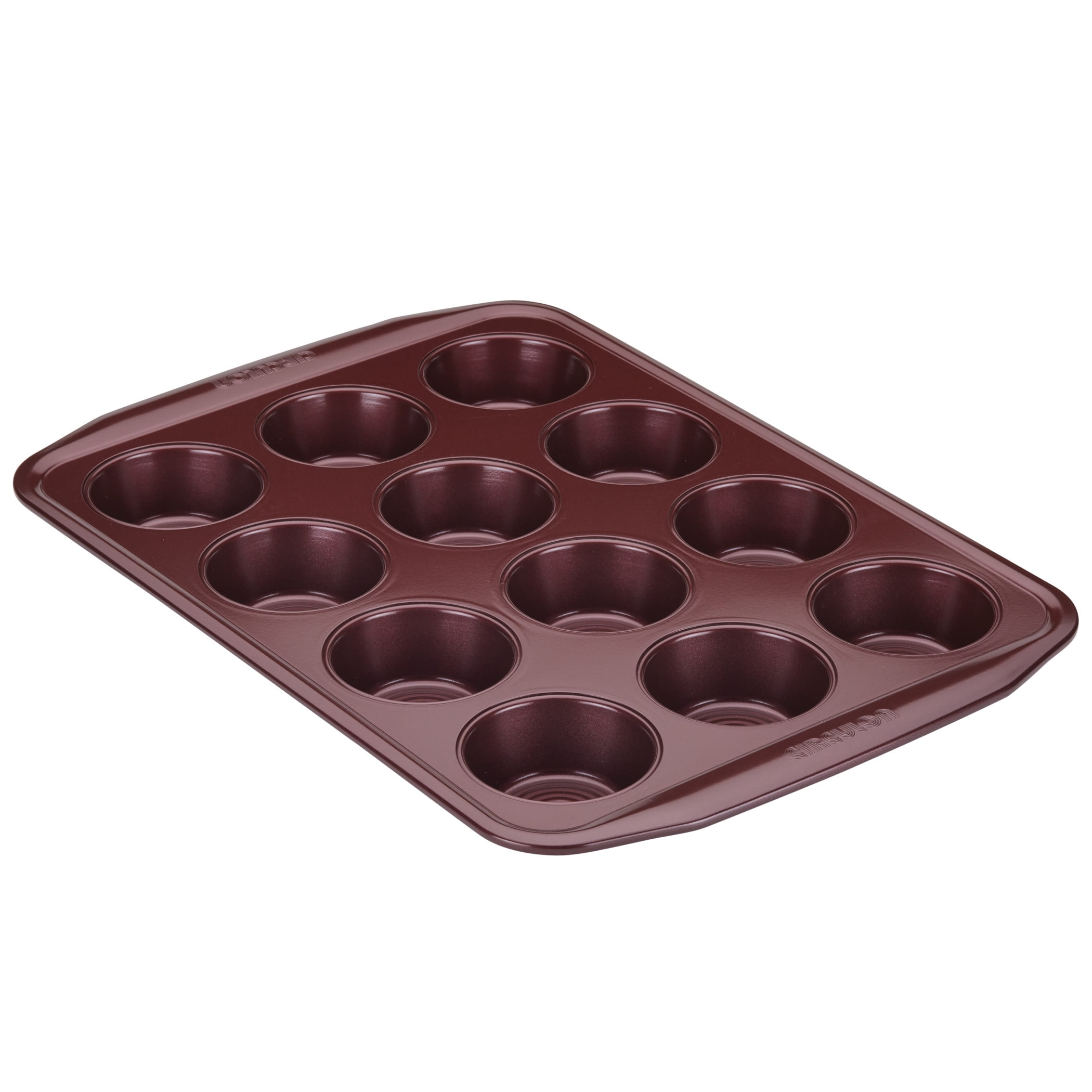 Copper Muffin Pan 12 Cups - Premium Healthy Nonstick Muffin Pan,Even  Baking, Dishwasher and Oven Safe