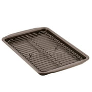 Circulon Nonstick Bakeware 2-Piece Cookie Pan Set, Chocolate