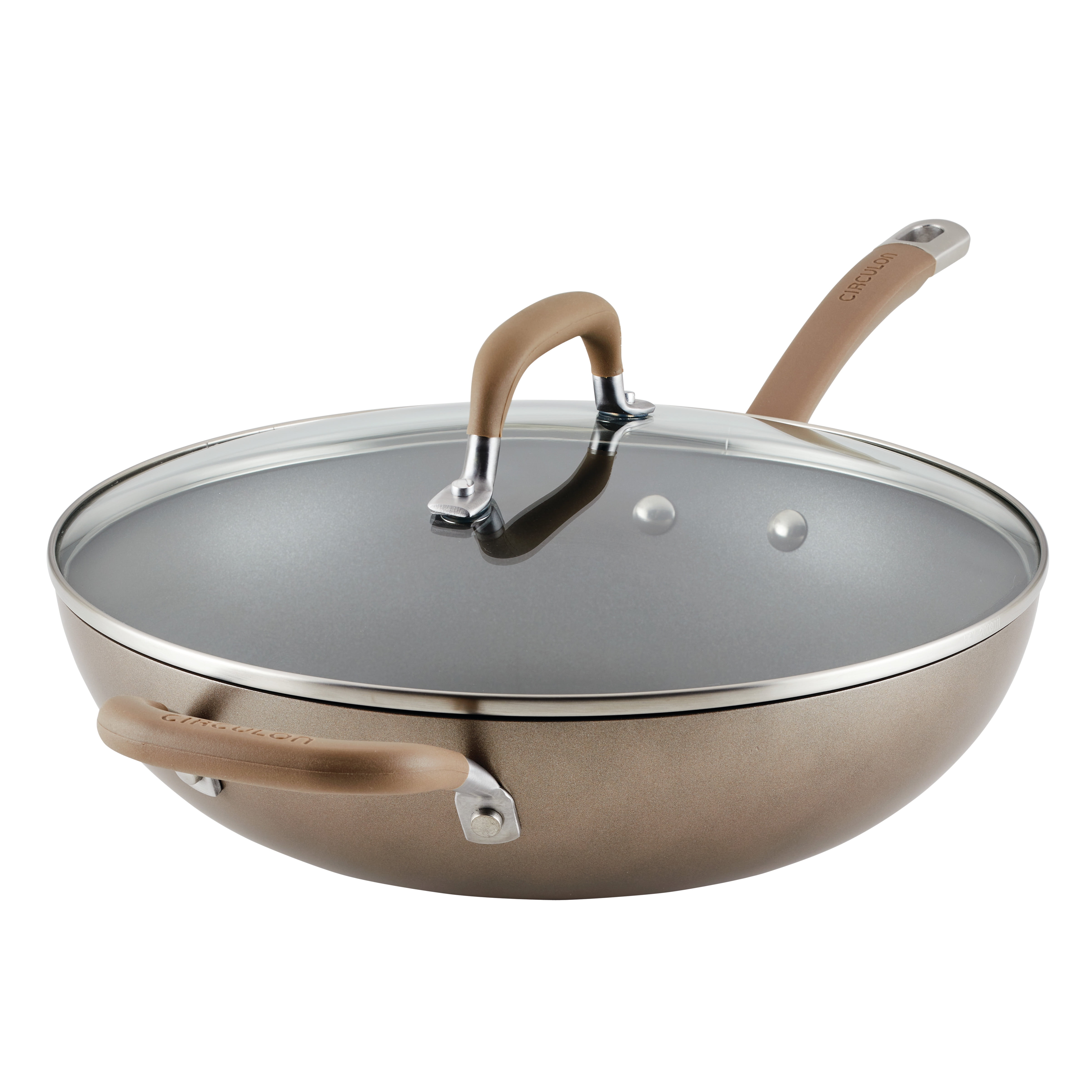 Best Buy: Circulon Infinite 6-Quart Covered Chef Pan with Helper Handle  Gray 80576
