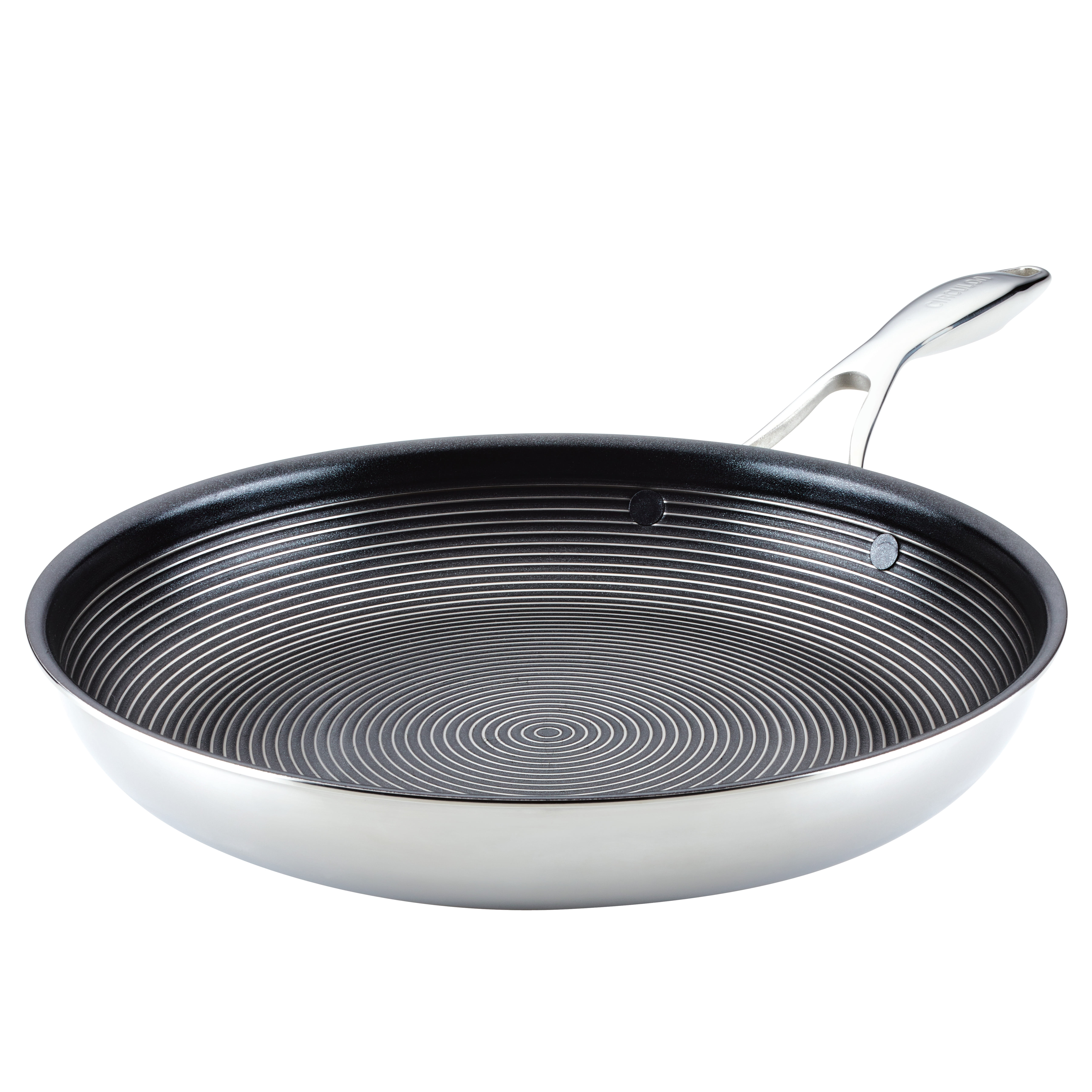 Circulon 12.5-Inch Stainless Steel Nonstick Frying Pan with SteelShield