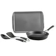 thumbnail image 1 of Circulon Symmetry 4 Piece Hard-Anodized Nonstick Pots and Pans Set, Black, 1 of 13