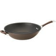 thumbnail image 1 of Circulon Symmetry Hard-Anodized Nonstick Induction Stir Fry Pan with Helper Handle, 14-Inch, Chocolate, 1 of 8