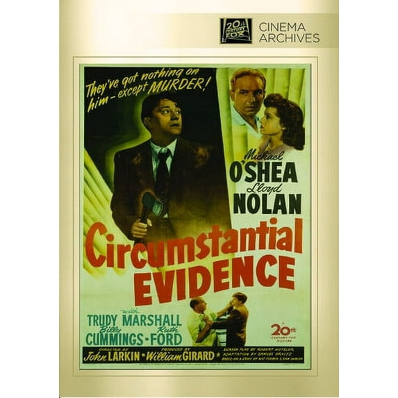 Circumstantial Evidence (DVD), Fox Mod, Mystery & Suspense