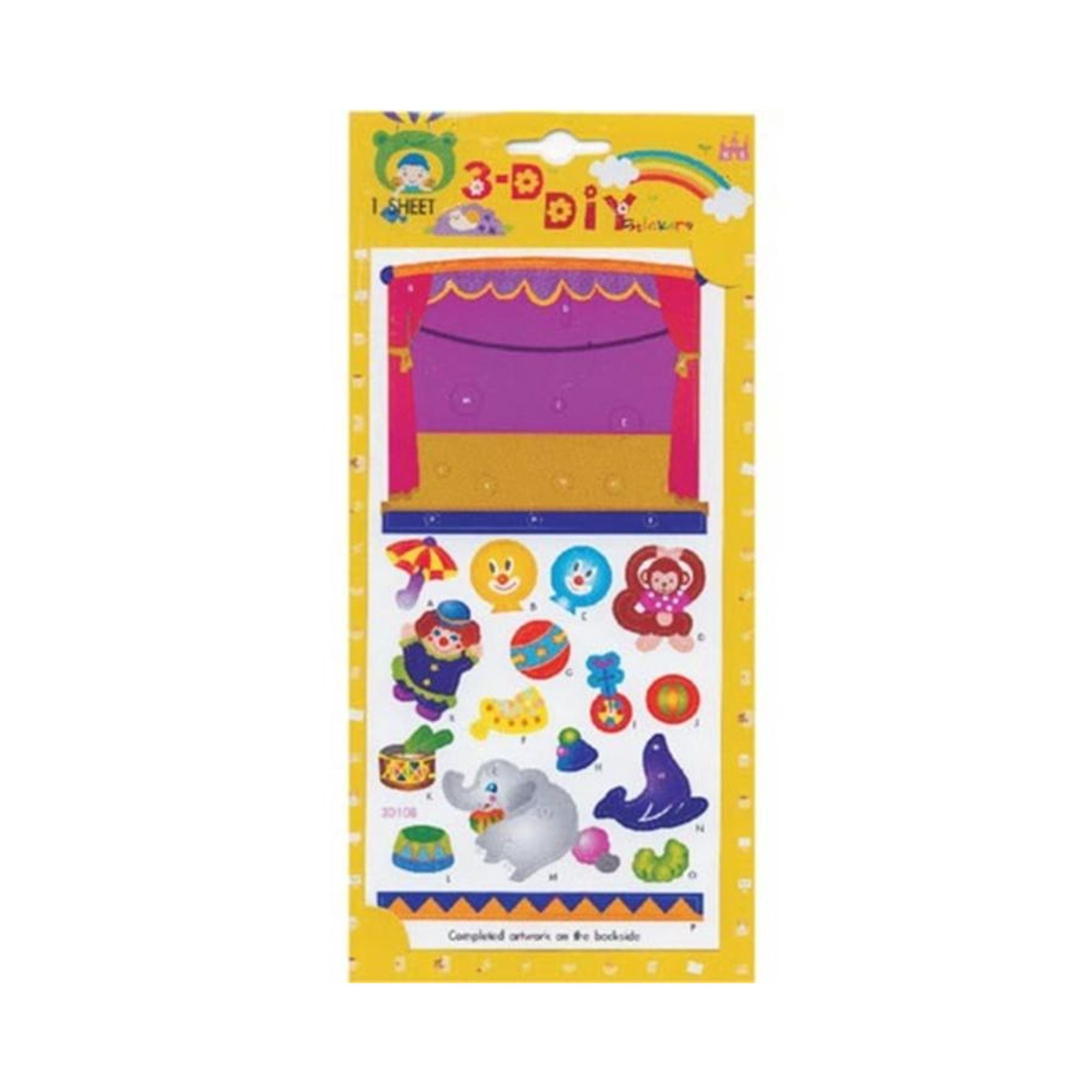 Circus 3D Build-It Stickers - Walmart.com