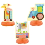 Circus Baby Shower Centerpiece Decorations, 3pc