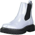 thumbnail image 1 of Circus By Sam Edelman Effie Light Blue Rounded Toe Chunky Heel Pull On Boots (Light Blue, 8), 1 of 6