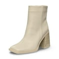 thumbnail image 1 of Circus By Sam Edelman Layla 2 Modern Ivory Square Toe Stacked Block Heel Boots (Modern Ivory, 5), 1 of 4