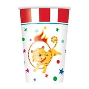 Circus Carnival Paper 9oz Cups, 8 Count
