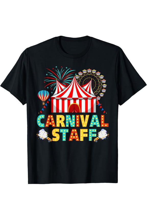 Circus Carnival Staff Birthday Party Ring Master Costume T-Shirt