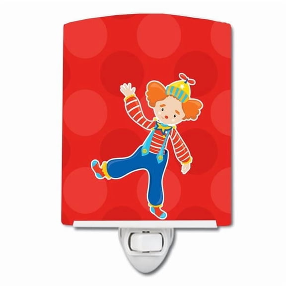 Circus Clown Ceramic Night Light
