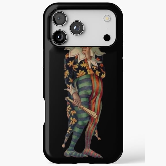 Circus Clown Vintage French Carnival Design Compatible Phone Case for iPhone 11 12 13 14 15 16 17 Pro Max