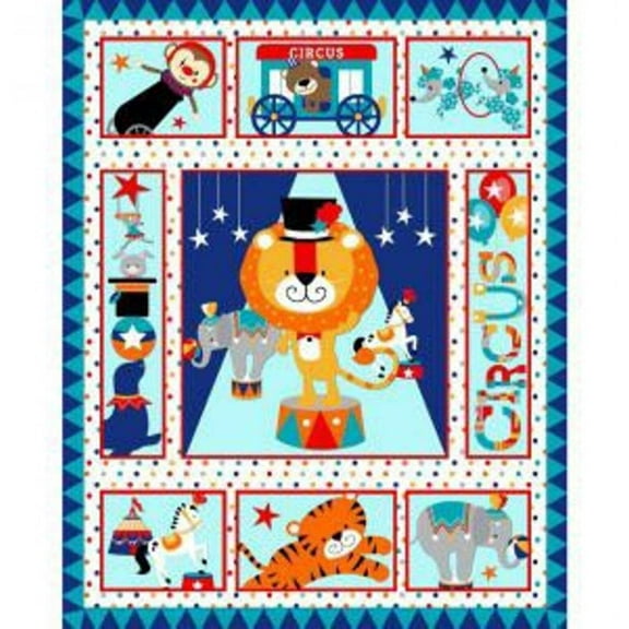 Circus Cotton Panel Fabric