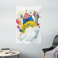 thumbnail image 1 of Circus Decor Wall Hanging Tapestry, Illustration of a circus above the clouds fireworks entertainer comedian, Bedroom Living Room Dorm Accessories, 40 X 60 Inches, by Ambesonne, 1 of 5