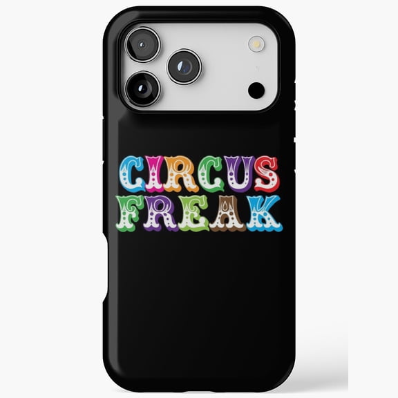 Circus Freak Retro Carnival Aesthetic Gift Compatible Phone Case for iPhone 11 12 13 14 15 16 17 Pro Max