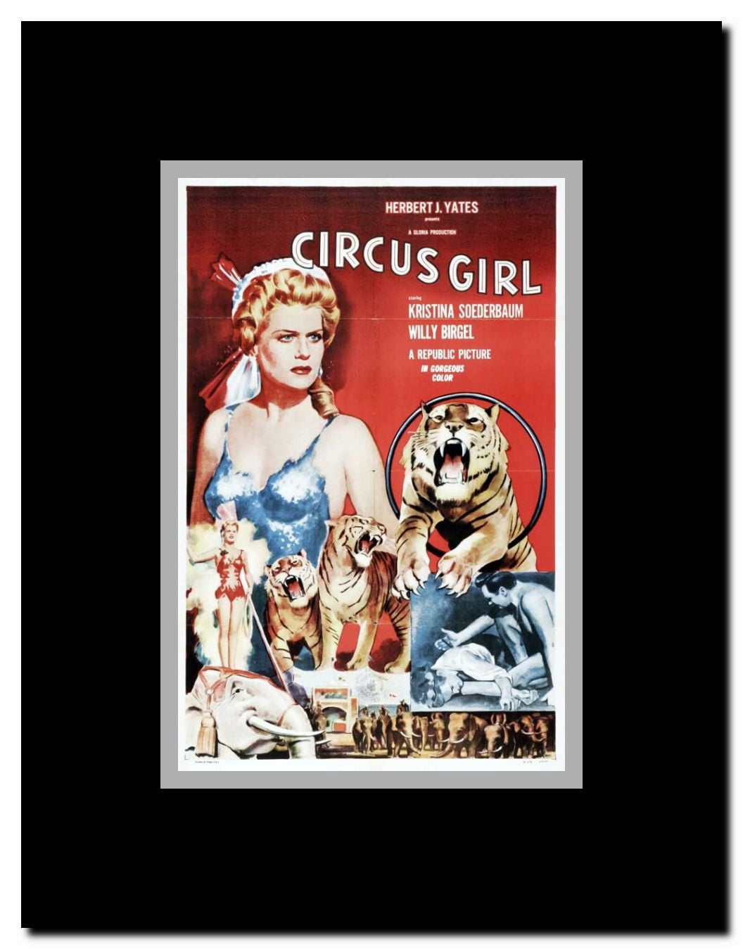 Circus Girl Framed Movie Poster