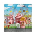 thumbnail image 1 of Circus Head Scarf, Carnival Many Rides, Head Wrap, 3 Sizes, by Ambesonne, 1 of 2