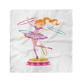 thumbnail image 1 of Circus Head Scarf, Girl Twirling Hoops, Head Wrap, 3 Sizes, by Ambesonne, 1 of 2