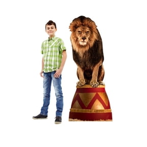 Circus Lion Cardboard Stand-Up, 5ft