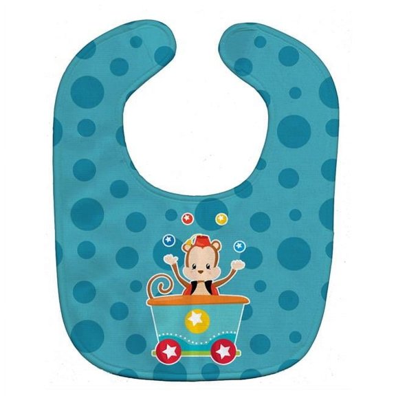 Circus Money Train Car Baby Bib