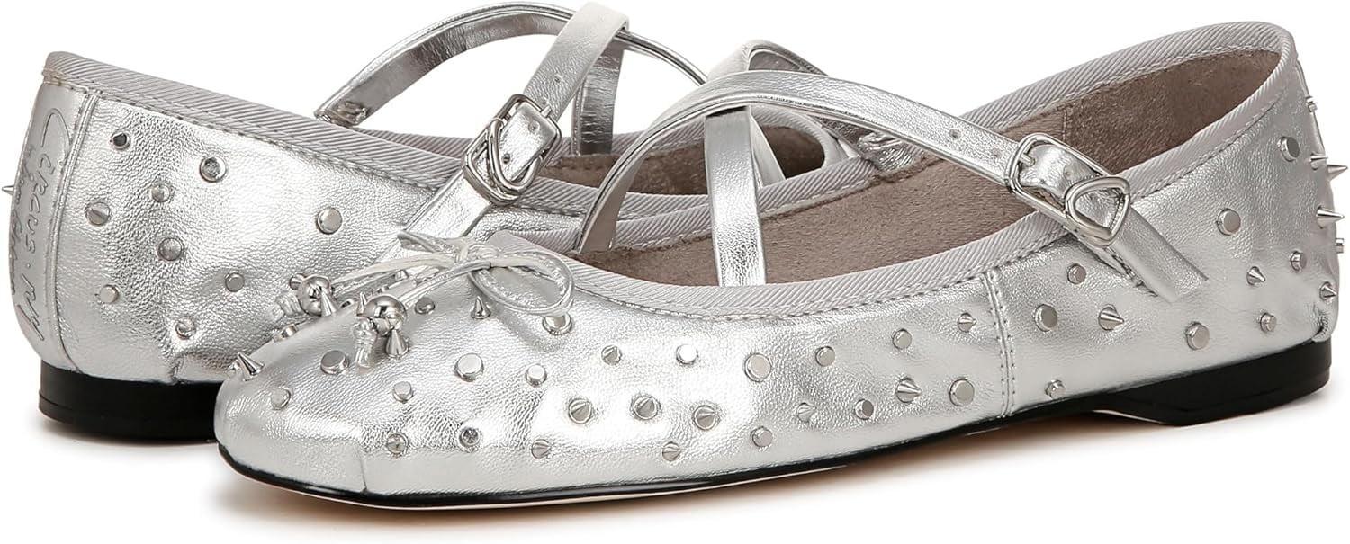 Metallic Sam Edelman Flats With Studs Sam Edelman Blair Black