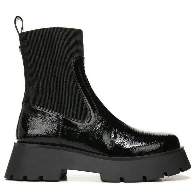 Circus NY Leslie Lug Sole Chelsea Bootie Black 10M