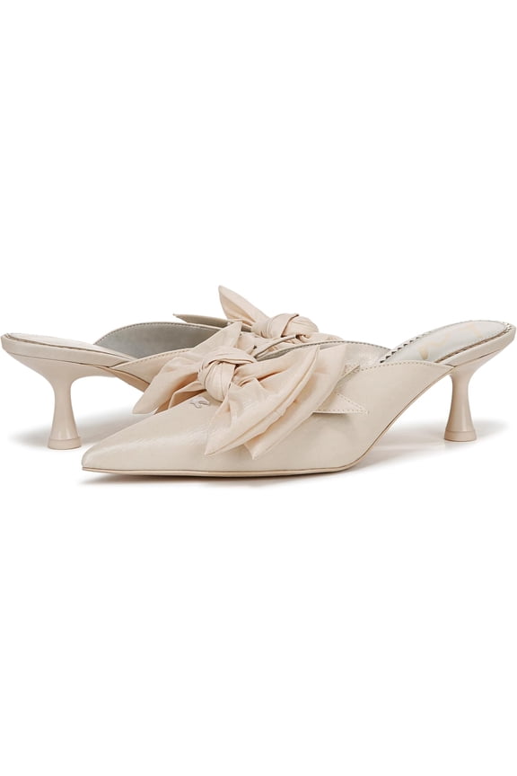 Fiona Bow Mule Heel Vanilla Bean 6M