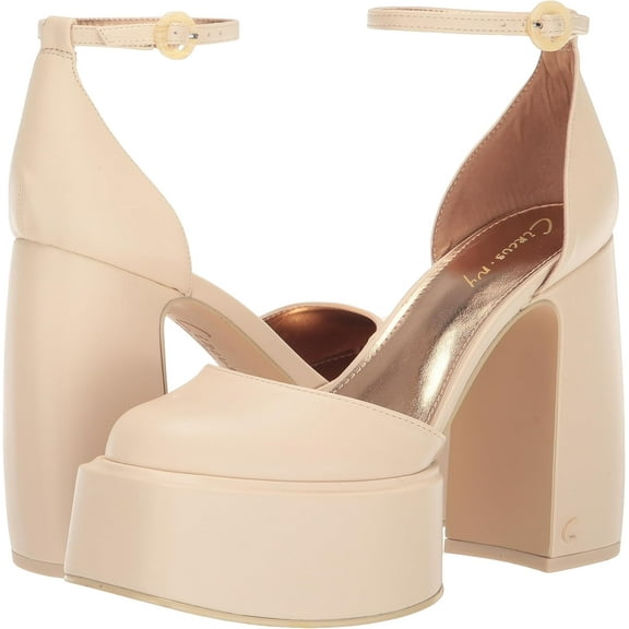 Circus NY by Sam Edelman Women's Bailey Platform Heel Vanilla Bean 8M