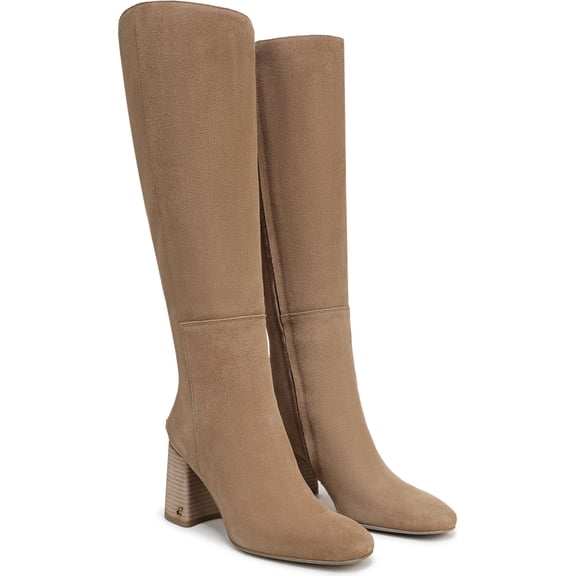 Circus NY by Sam Edelman Women's Billie Knee High Boot Honeyed Oak Suede Wide Calf 11M