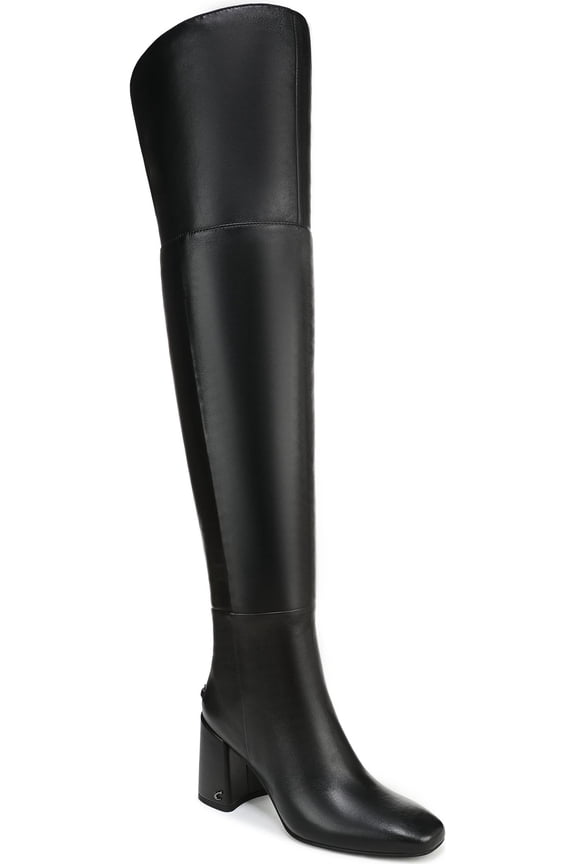Women's Brigid Over-The-Knee Boot Black Leather 9.5M
