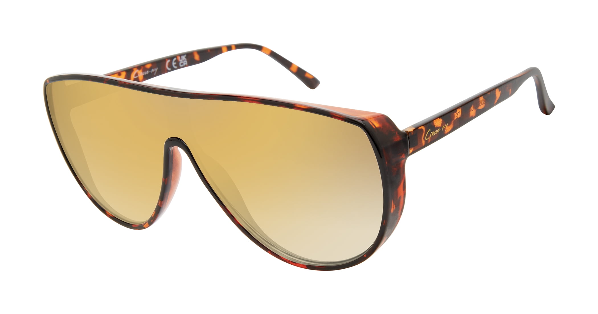 Circus by Sam Edelman Tortoiseshell and Yellow Cat-Eye Sunglasses Amazon.com: Circus by Sam Edelman womens Cc183 Vented Metal  main image 4
