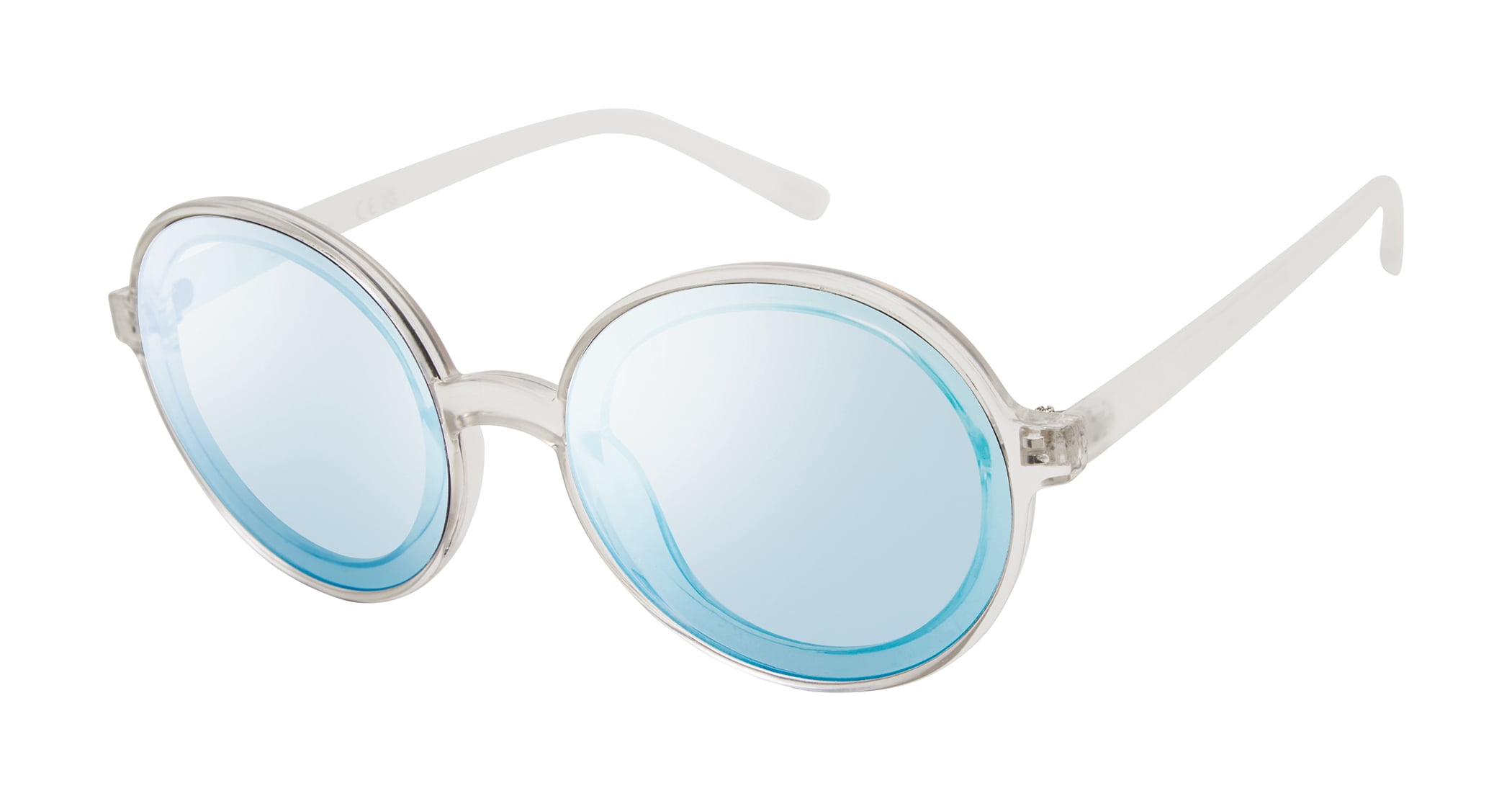 Circus NY by Sam Edelman Women's CC603 Retro UV400 Protective Round Fashion Sunglasses, 57mm