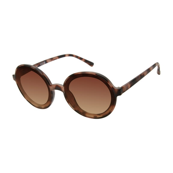 Circus NY by Sam Edelman Women's CC603 Retro UV400 Protective Round Fashion Sunglasses, 57mm