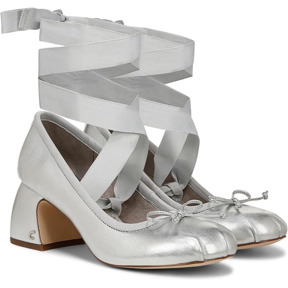Circus NY by Sam Edelman Women's Della Pump Soft Silver 8M