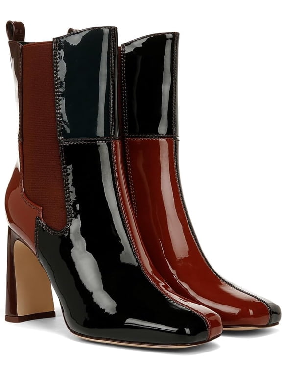 Women's Elle Ankle Boot Black/Ginger Copper/Emerald 8M