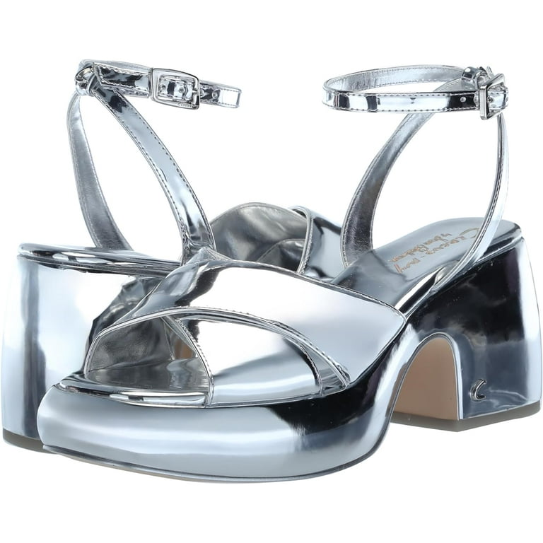 Circus NY by Sam Edelman Women's Isadora Heeled Sandal Soft Silver